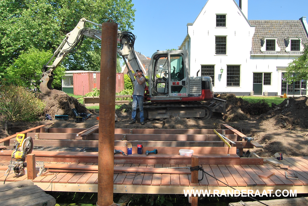 Steigers - drijfsteiger  Jan Randeraat - Loenen aan de Vecht