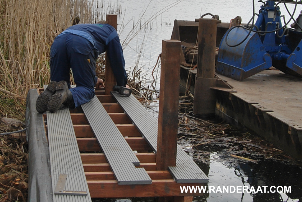 Terras of vlonder  - Jan Randeraat - Loenen aan de Vecht