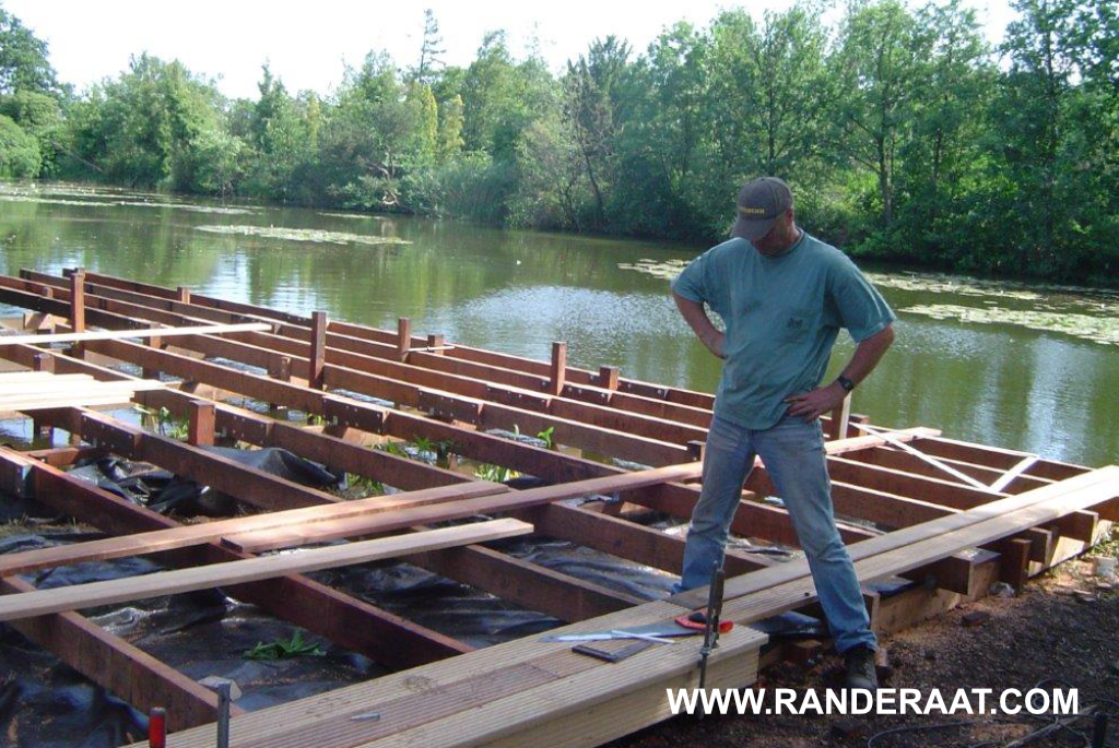 Terras of vlonder  - Jan Randeraat - Loenen aan de Vecht